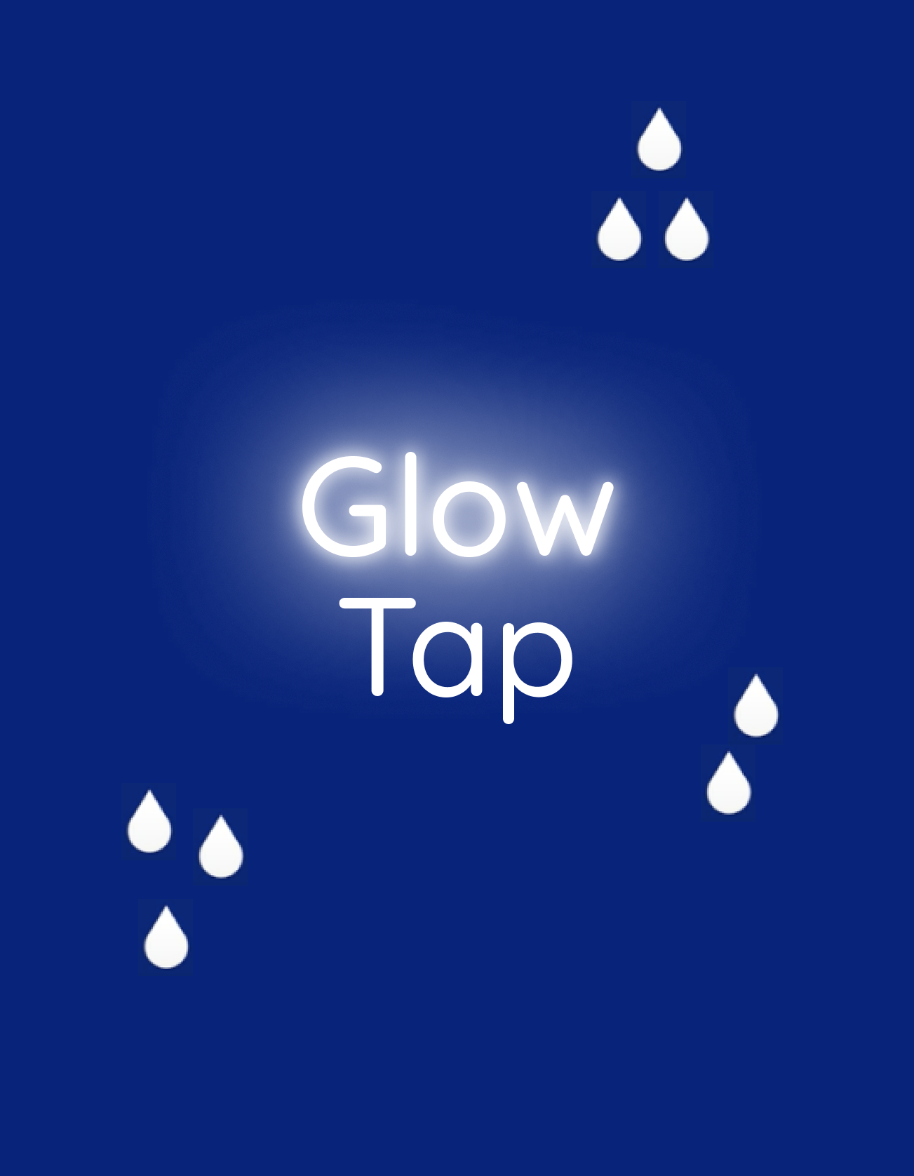 Glow Tap attached to a bathroom faucet with green, yellow, and red light feedback